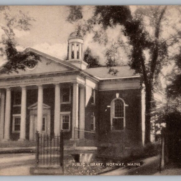 Postcards Lot of 5 Vintage and Older Libraries of Maine #933 - Picture 9 of 10